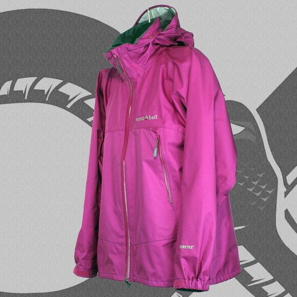 Montbell Gore-Tex Rain Jacket Women's XL Packable Pink Japanese - Picture 2 of 7
